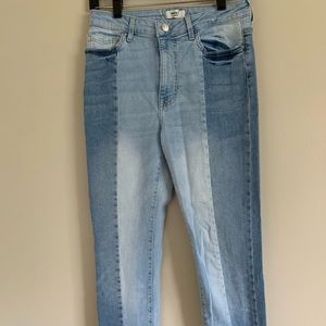 Forever 21 Dual Denim Skinny Jeans